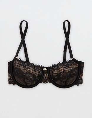 Show Off Frosted Floral Lace Unlined Balconette Bra