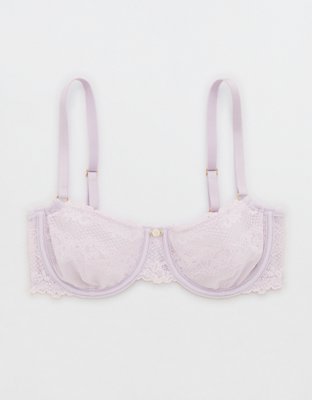 Show Off Frosted Floral Lace Unlined Balconette Bra
