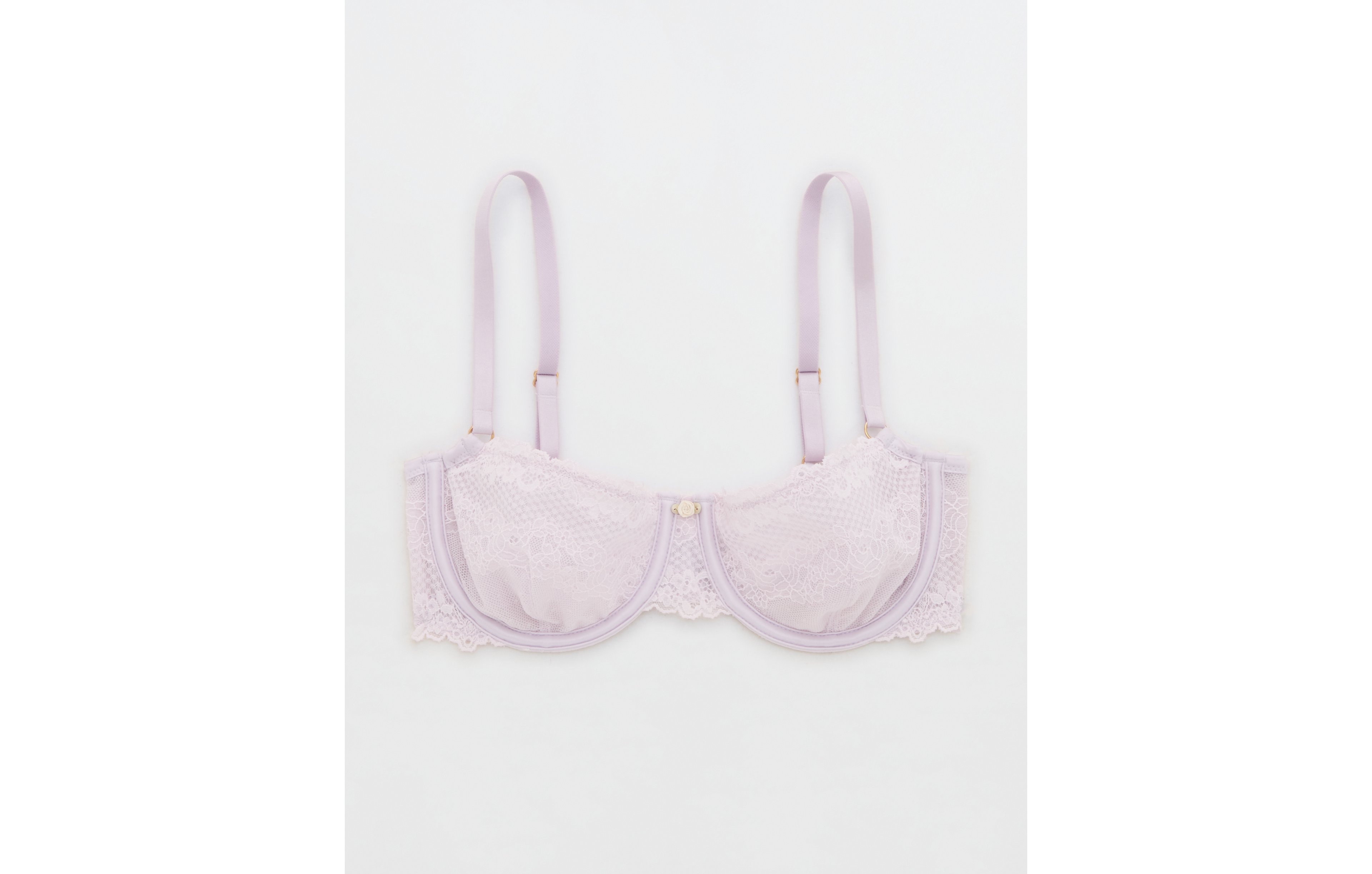 Show Off Frosted Floral Lace Unlined Balconette Bra