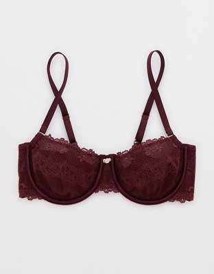 Show Off Frosted Floral Lace Unlined Balconette Bra