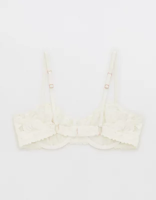Aerie Real Power Beach Daze Lace Unlined Bra