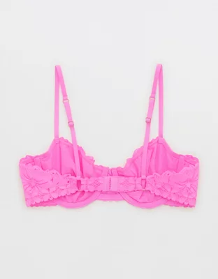 Aerie Real Power Beach Daze Lace Unlined Bra
