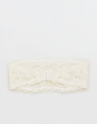 Aerie Real Power Beach Daze Lace Unlined Bandeau Bra