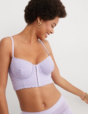Show Off Cozy Rib Unlined Corset Bra | Aerie