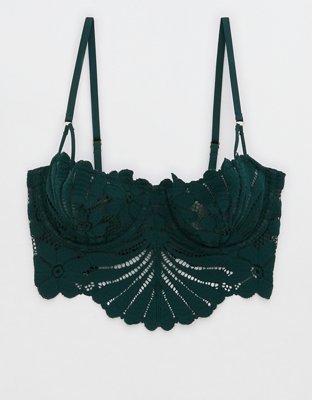 Leah balconette bra, Emerald