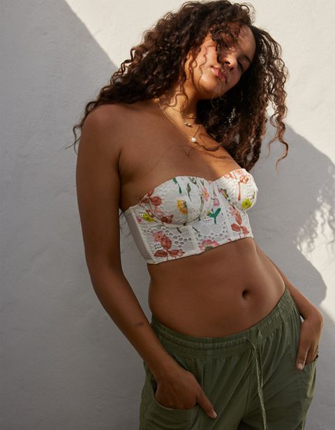 Бра Show Off, мягкая чашка, шитьё — Aerie