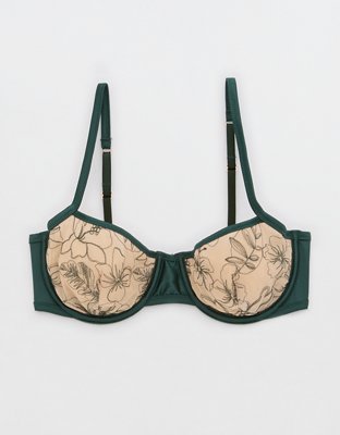 Aerie Real Power Wildflower Lace Unlined Bra