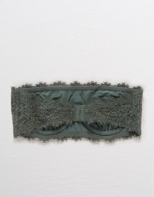 Aerie Eyelash Lace Bandeau Bra