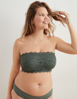 Aerie Eyelash Lace Bandeau Bra