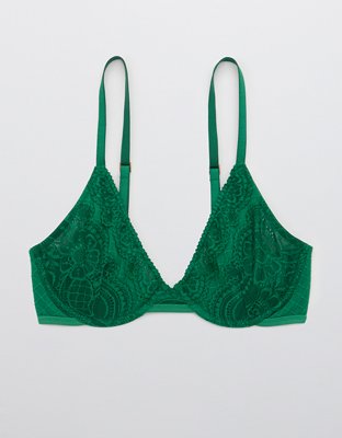 Aerie Garden Party Lace Padded Halter Bralette