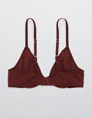 Aerie Real Power Slumber Party Lace Unlined Bra