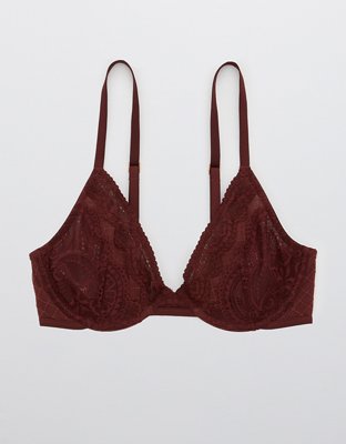 Aerie Real Me Full Coverage Unlined Bra in Orange Size 34D