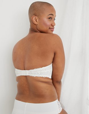 Aerie Real Power Firework Lace Unlined Bandeau Bra