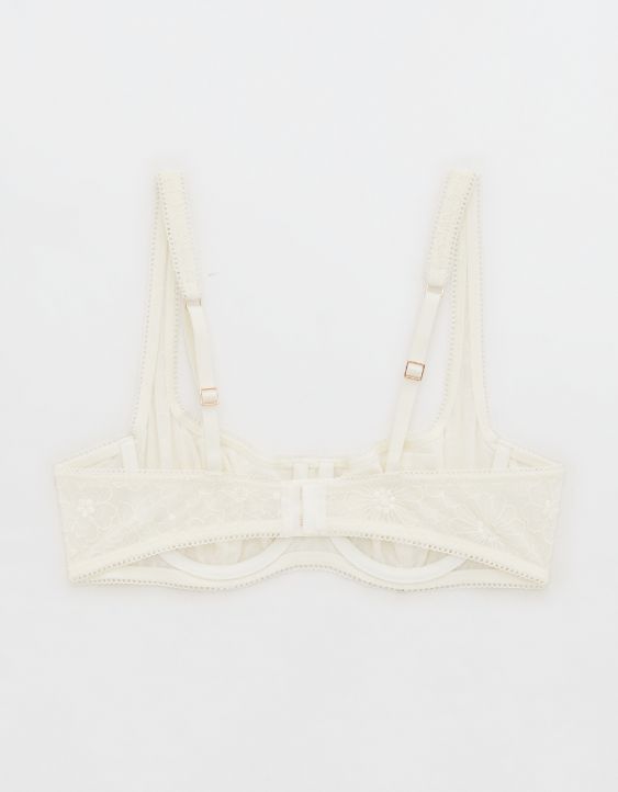 Aerie Real Power Embroidery Unlined Bra
