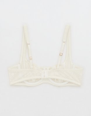 Aerie Real Power Embroidery Unlined Bra