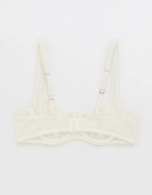 Aerie Real Power Embroidery Unlined Bra