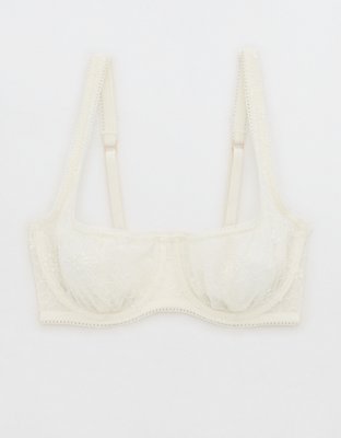 Aerie Real Power Embroidery Unlined Bra