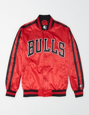 red chicago bulls jacket