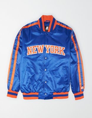 new york knicks leather jacket
