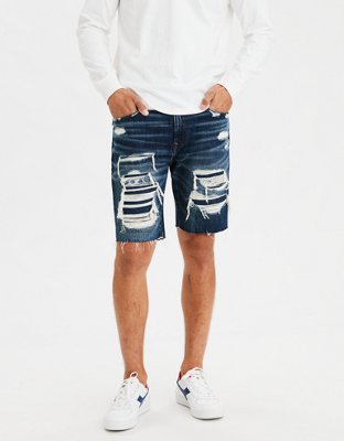 ripped jean shorts mens american eagle