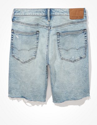 Мужские джинсы American Eagle AE AirFlex+ Ripped Move-Free Athletic Denim Short — фото 4