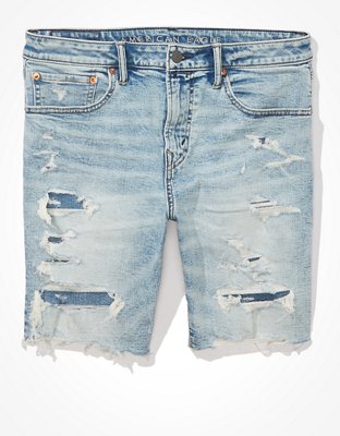 AE AirFlex+ Ripped Move-Free Athletic Denim Short