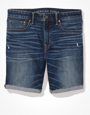 Мужские джинсы American Eagle AE AirFlex+ Patched Move-Free Athletic Denim Short — фото 3