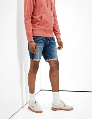 Мужские джинсы American Eagle AE AirFlex+ Patched Move-Free Athletic Denim Short — фото 5