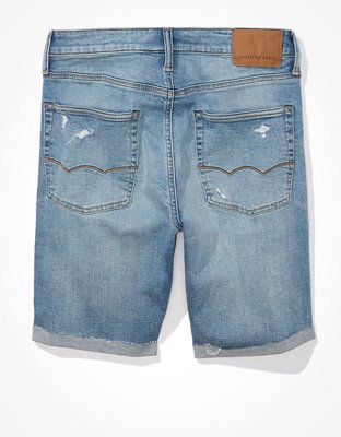Мужские джинсы American Eagle AE Pride AirFlex+ Patched Denim Short — фото 5