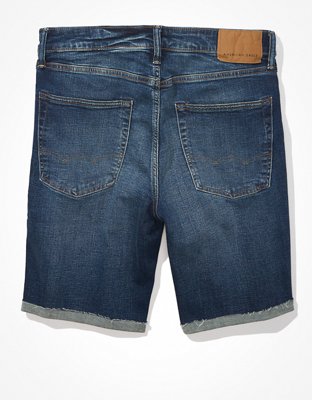 LD Mens Classic Pockets Washed Loose Denim Jeans Short Pants
