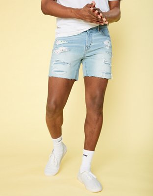 Мужские джинсы American Eagle AE Pride AirFlex+ 5.5" Denim Short — фото 5