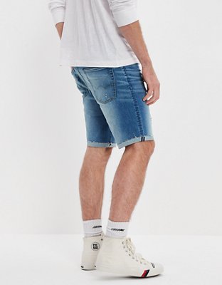 Мужские джинсы American Eagle AE AirFlex 360 9" Denim Short — фото 5