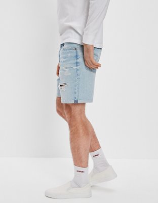 Мужские джинсы American Eagle AE Denim 9" Baggy Short — фото 4
