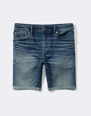 Мужские джинсы American Eagle AE AirFlex+ 9" Athletic Fit Denim Short — фото 3