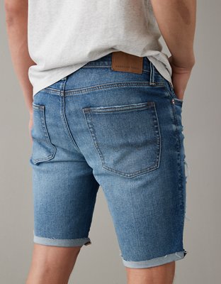 AE AirFlex+ Ultrasoft 9" Patched Denim Short