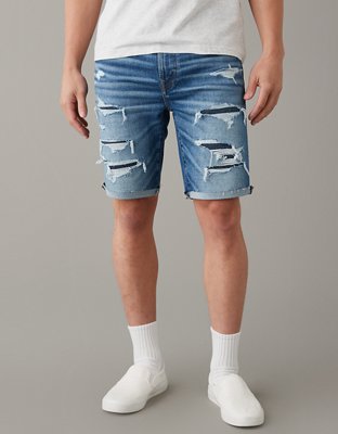 AE AirFlex+ Ultrasoft 9" Patched Denim Short