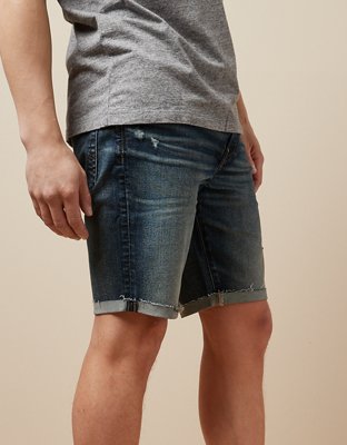 AE 9" AirFlex+ Ultrasoft Patched Denim Short
