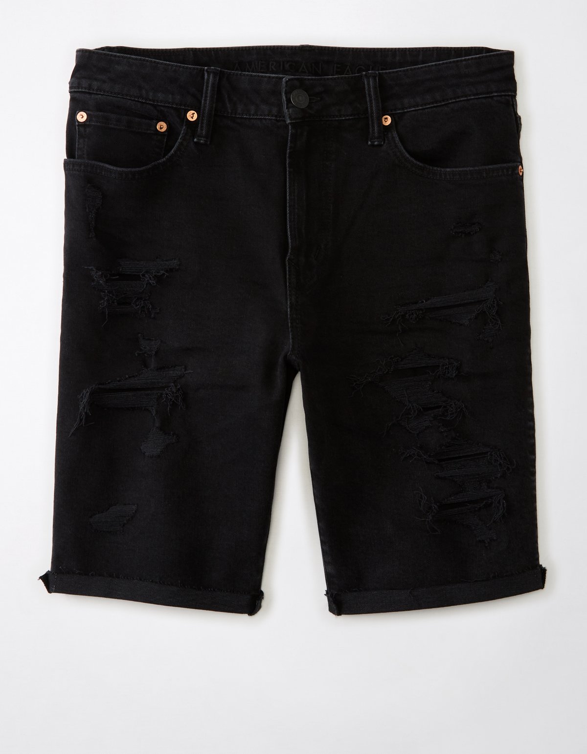 AE 9" AirFlex+ Ultrasoft Patched Denim Short - image 3