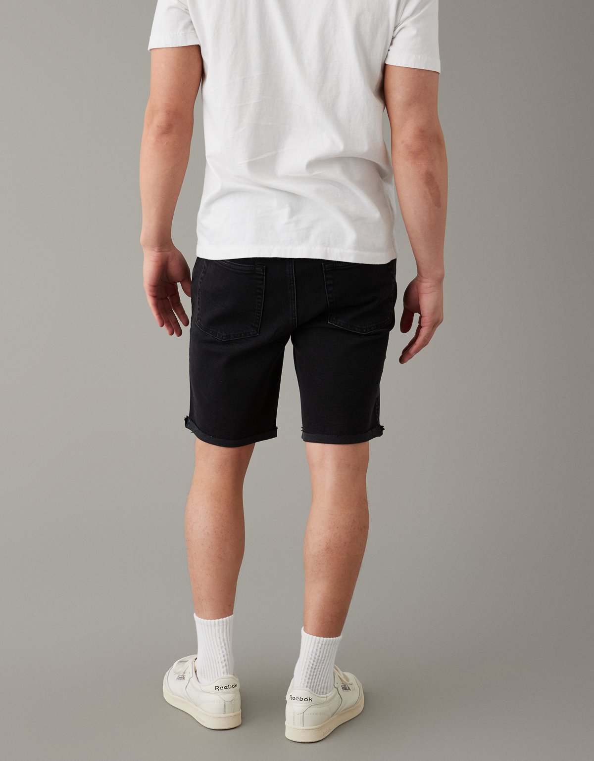 AE 9" AirFlex+ Ultrasoft Patched Denim Short - image 2