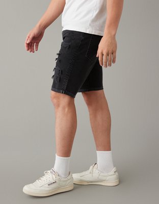 AE 9" AirFlex+ Ultrasoft Patched Denim Short