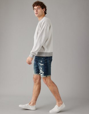AE 9" EasyFlex Athletic Ripped Denim Short