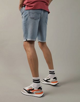 Мужские джинсы American Eagle AE AirFlex+ Ultrasoft 9" Denim Short — фото 2