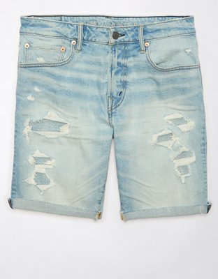 Мужские джинсы American Eagle AE EasyFlex 9" Athletic Patched Denim Short — фото 3