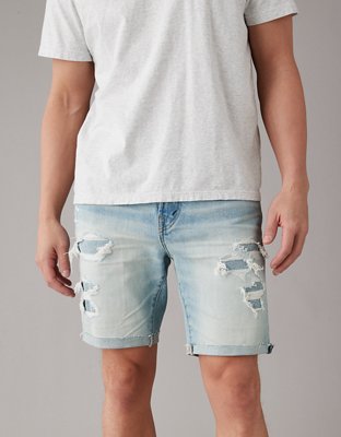 AE AirFlex+ Ultrasoft 9 Patched Denim Short