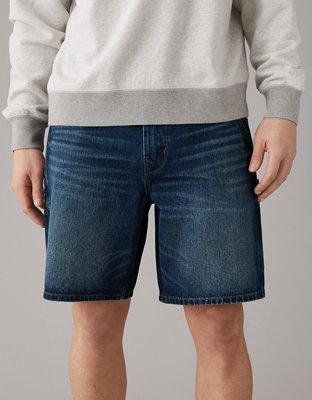 Cotton Denim Cargo Shorts - Light gray - Kids