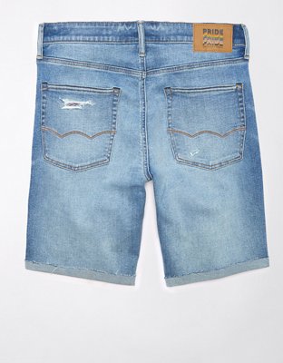 AE Denim Short de 9" con Parches y Motivo de Pride