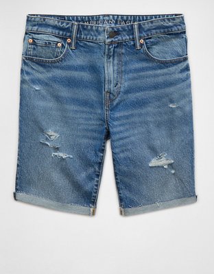 AE EasyFlex 9" Ripped Denim Short