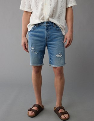 AE 9" EasyFlex Ripped Denim Short