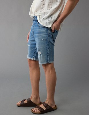 AE EasyFlex 9" Ripped Denim Short