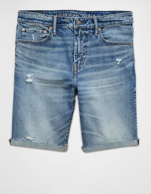 Мужские джинсы American Eagle AE EasyFlex 9" Ripped Denim Short — фото 3